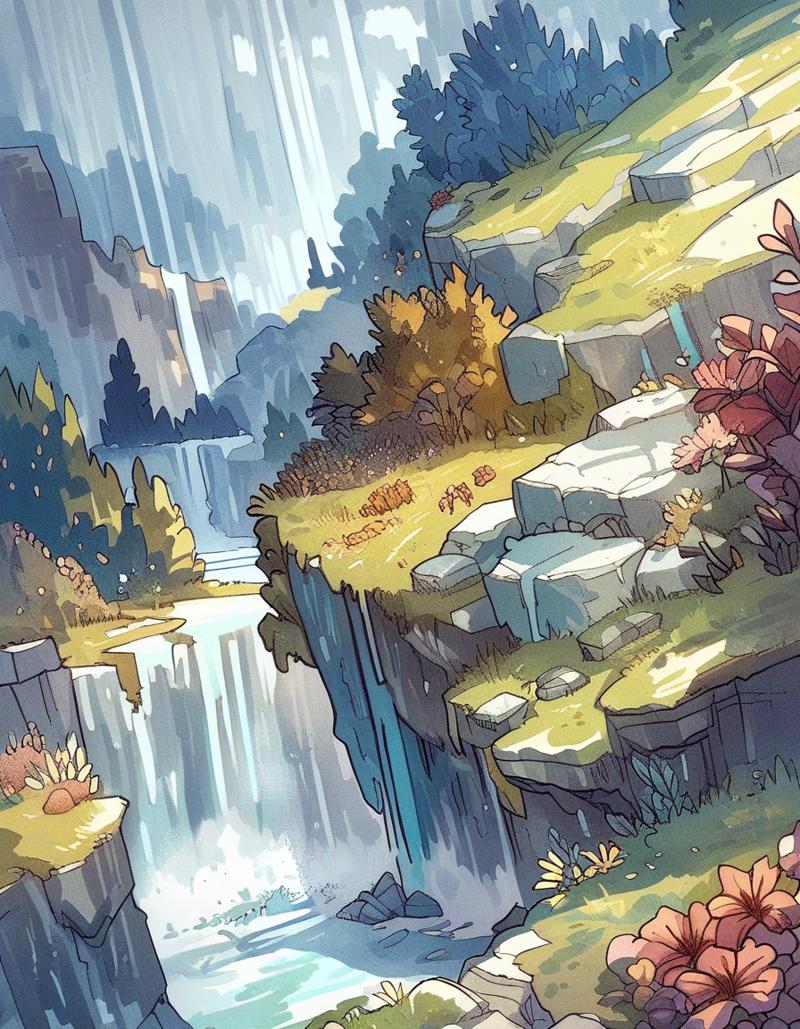 03_Euler a_ncpy43 style magical fantasy landscape with a waterfall.png